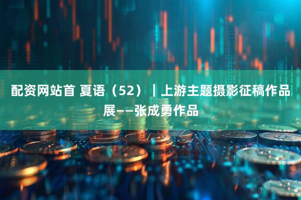 配资网站首 夏语(52)|上游主题摄影征稿作品展——张成勇作品
